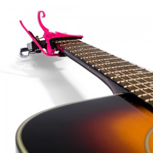 Kyser KG6NP Quick-Change Guitar Capo - Neon Pink